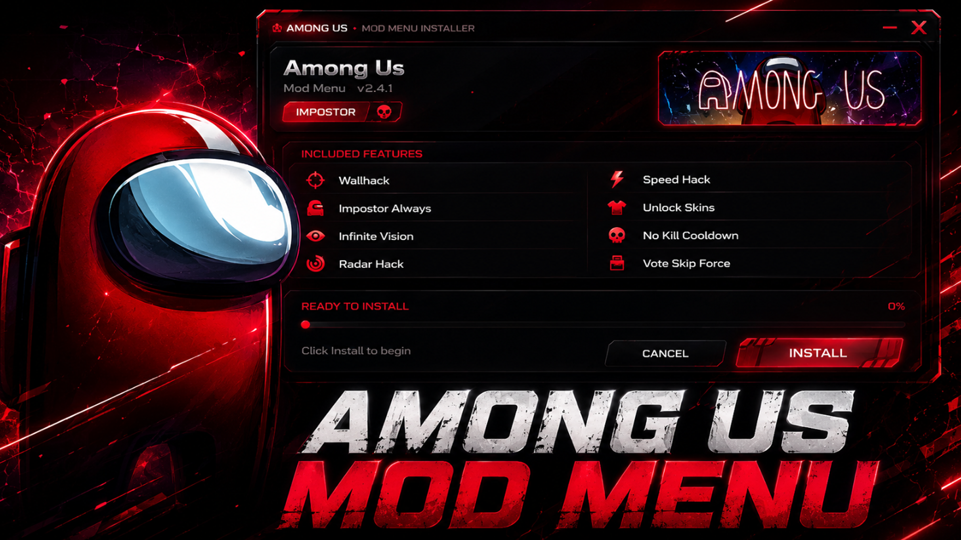 AMONG US MOD MENU